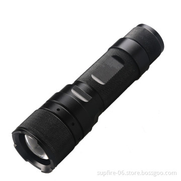 300 lumens rechargeable zoomable LED flashlight SupFire F3-XPE